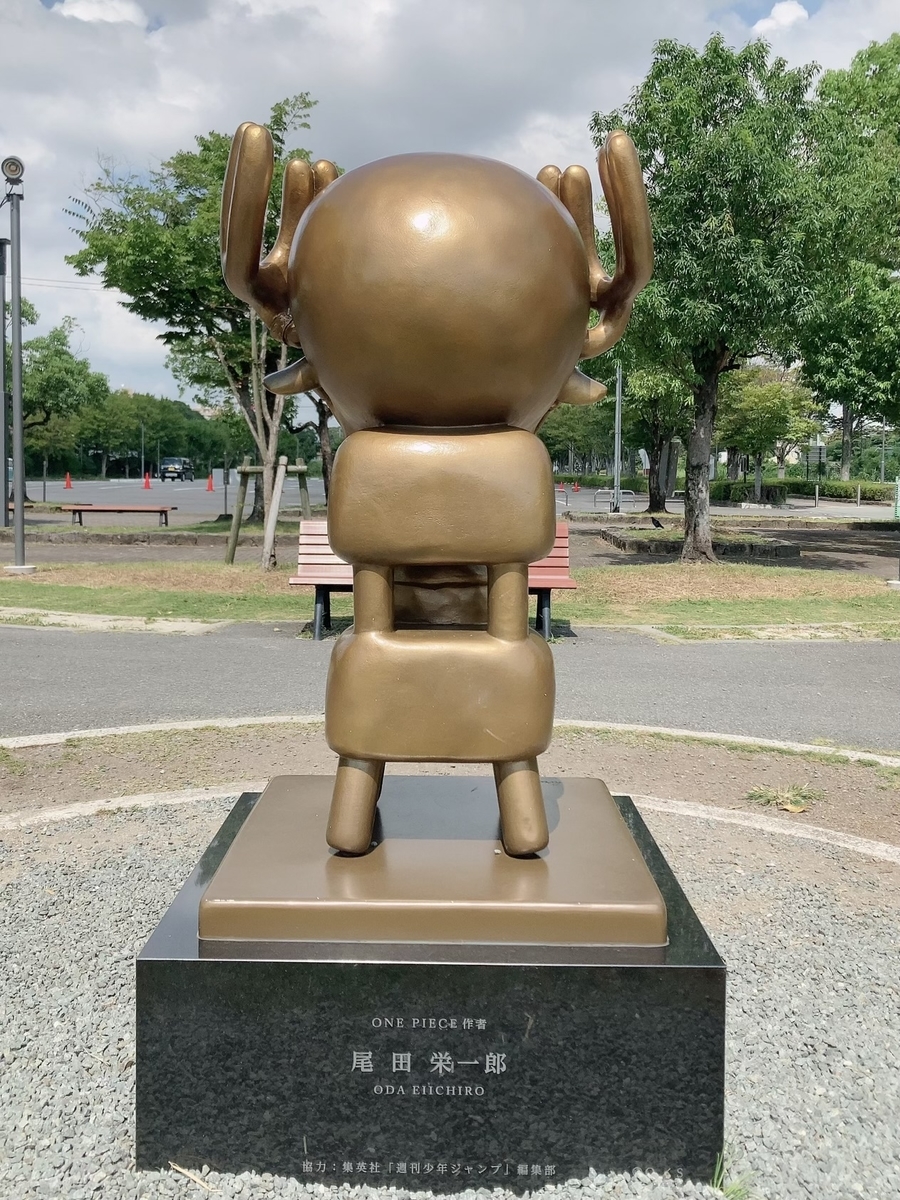 角度を変えて撮影したチョッパー像