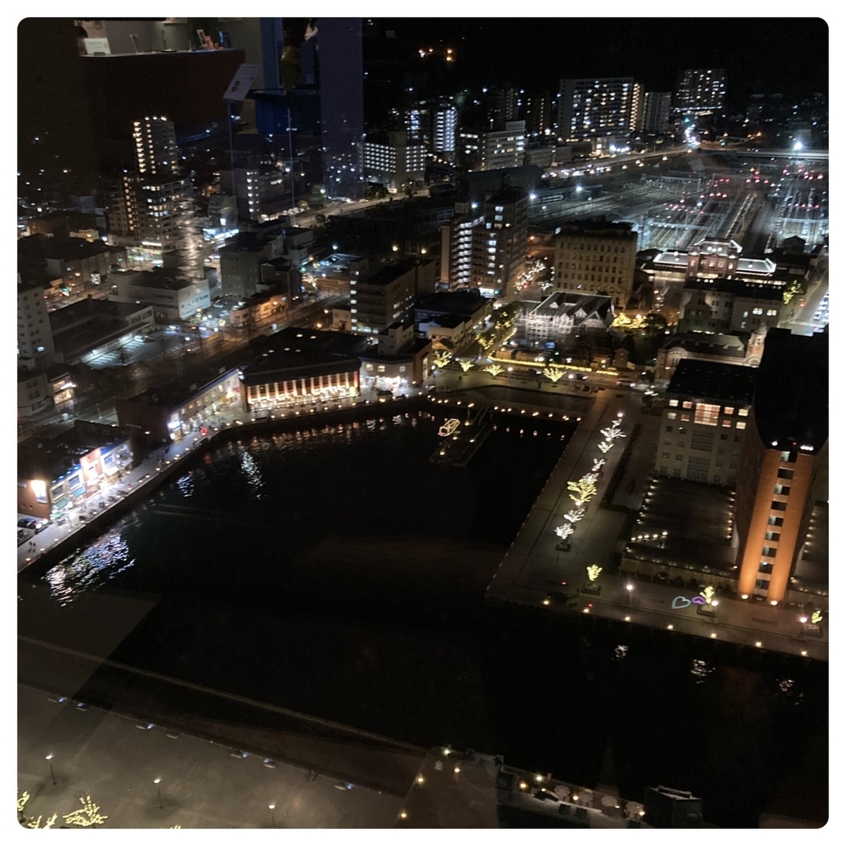 門司港レトロ展望室からの景色